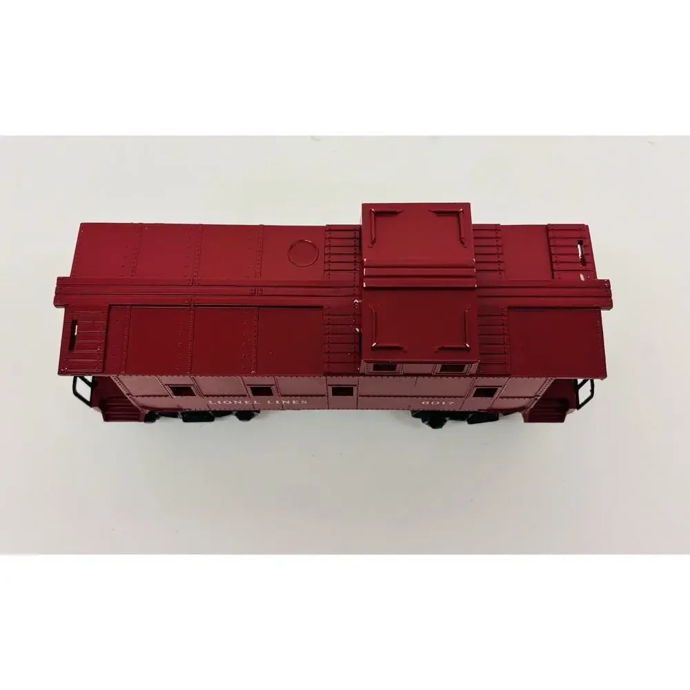 Lionel Postwar Caboose 6017 Maroon w/ Tabs Original Box
